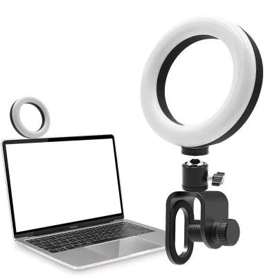 중국 PORTABLE Accept Metal Tube Selfie Fill Ring Handybrite Dimmable LED Soft Clip Light For Laptop Meeting 판매용