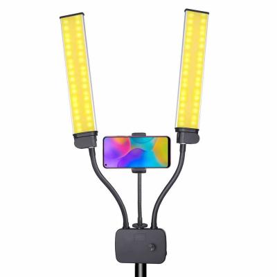 China PORTABLE Smart Folding Double Wall Tube Fill Light Portable Photography Selfie Fill Light à venda