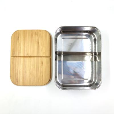 China Viable 304 Stainless Steel Bento Lunch Box Best Metal 1200ml Bento Lunch Box For Office School for sale