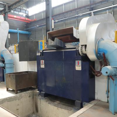 China Factory 100kg 250kg 500kg 1T 5T Melting Machine Scrap Cans Electric Induction Aluminum Melting Furnace en venta