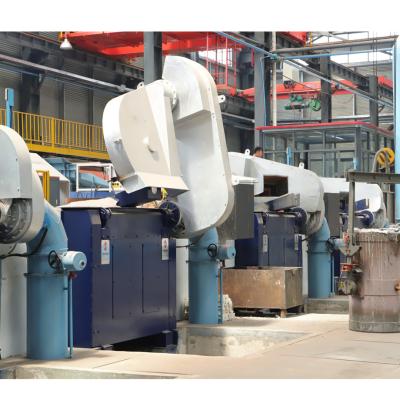 China Electric Aluminum Metal Enamel Parts 750kg Furnace Melting Plant Melting Machine for sale