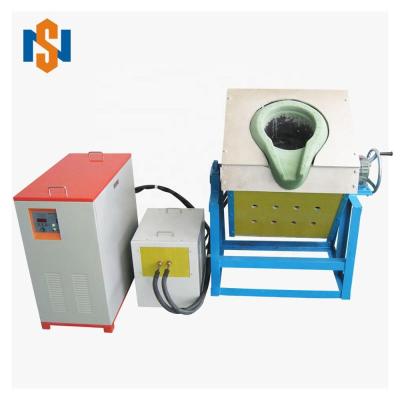 China Factory Small Induction Melting Furnace 10kg 20kg 50kg 100kg 150kg 200kg For Copper/Aluminum/Steel/Iron for sale