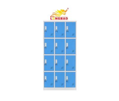 China 12 door storage clothes gym adjustable school staff clothes storage (height) locker cabinet almirah steel szafka steel szafka do przechowyw for sale