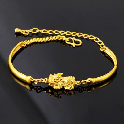 China Simple And Vivid Ethnic Dropshipping Animal Bracelet 18K Gold Filled Brave Bracelet HOYON Troops Jewelry Gold Color Bracelet for sale