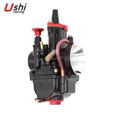 China RACING KR150 Carburetor USHI PWK FIT Electrophoresis Black 24mm 26mm 28mm 30mm 32mm 34mm Motorcycle For KEIHIN ACTIVA for sale