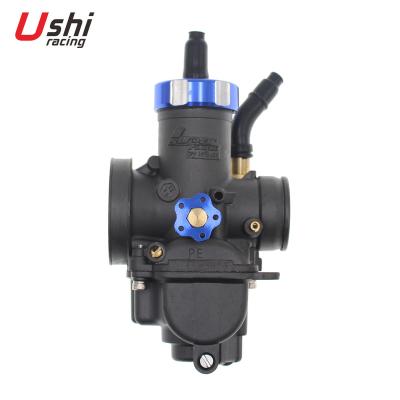 China Carburetor USHI RACING CABLE NSR-PRO PE 24mm 28mm Oxidizing Blackening Motorcycle Racing Engine Parts For KEIHIN ACTIVA for sale