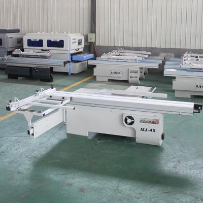 China Timbering Machinery MJ-45 Horizontal Panel Saw Accessories Sliding Table Panel Saw Machine for sale