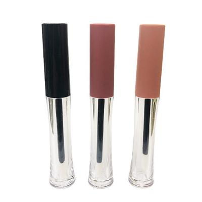 China Hot sale empty white black pink personal care 5ml lip gloss tube containers with custom wands logo private label lip gloss with box for sale