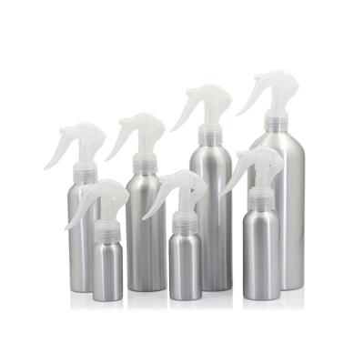 China 50ml 100ml 120ml 150ml 250ml 500ml Cosmetic Hot Empty Trigger Spray Aluminum Fine Mist Spray Bottle for sale