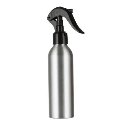 China 40ml 50ml 100ml 120ml 150ml 200ml Cosmetic Empty Silver Cosmetic Packaging Aluminum Trigger Spray Pump Bottle for sale