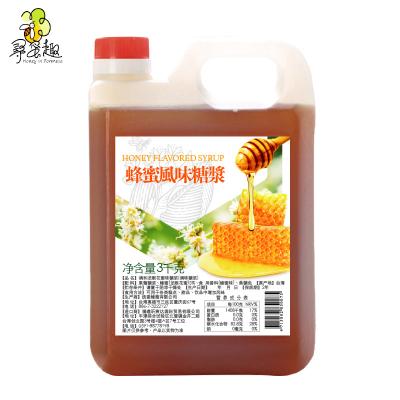 China Factory Supplier Good Quality Longan Coffee Honey Flavored Syrup 2.1l For Bubble Milk Tea for sale