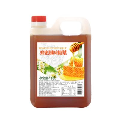 China Low Price and Good Taste 3kg Pure Natural Sweet Honey Flavor Syrup from Coffee Taiwan Supply for sale