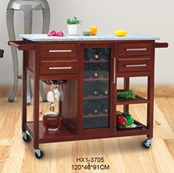 China Morden Rolling Kitchen Island Kitchen Cart Design for sale