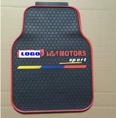 China Customized Logo Non skid  car mat Leather 5D luxury double layer car floor mats for KIA Morning Picanto for sale