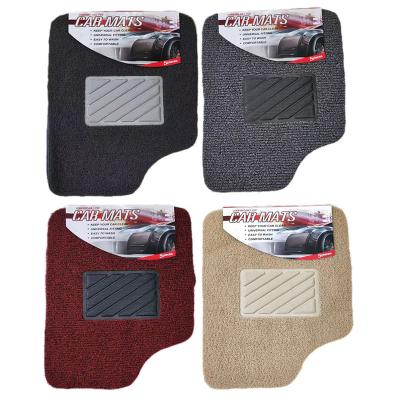 China Customized Logo High Quality Full Set 5-Piece Heavy Duty Non-Slip PVC Car Floor Mats Universal Wholesale for sale