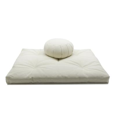 China Memory Buckwheat Hull Filled Around Cushion With Removable Blanket Sets And Carry Handle Blazing Needle Zabuton for sale