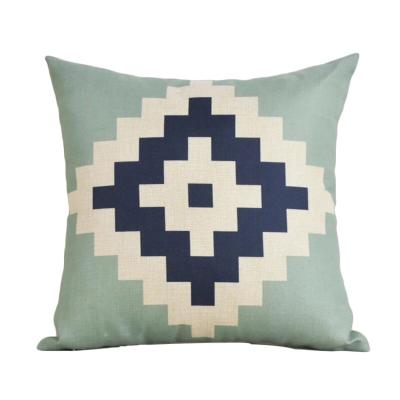 China Custom Printing Whosale Factory Custom Design Polyester Pillow Case Cushion Cover for sale