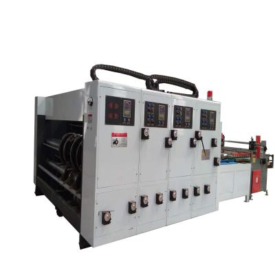 China High Quality Cardboard Box Making Machine Factory Price Chain Feeding Double Color Printing And Slotting Machine Hot Sales Products Factory Supply for sale