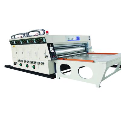 China Cardboard Box Printing TB480 Range Feeding 2 Color Printing Slot Machine for sale