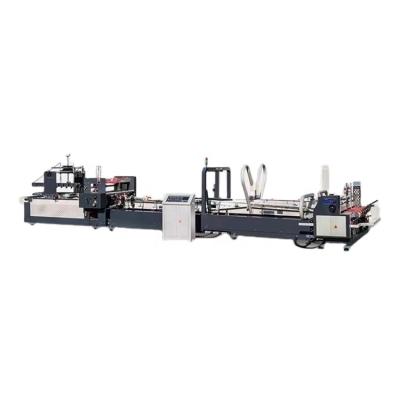 China Corrugated Cardboard Box Corrugated Cardboard Gluer Machine , Gluing Folding Machine For Carton Box for sale