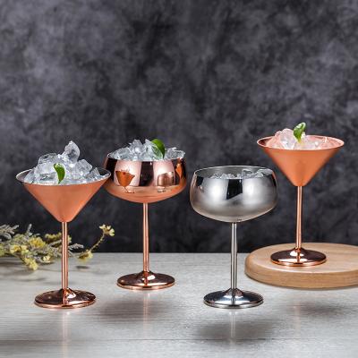 China Bar Stainless Steel Cocktail Glass Goblet for sale