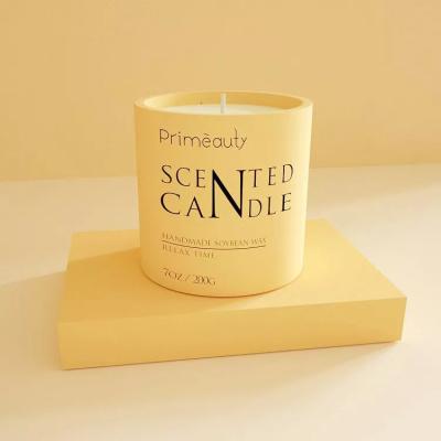 China Luxury Ceramic Morden Jar Candle Aromatherapy Candles With Private Label Scented Candle For Home Decoration for sale