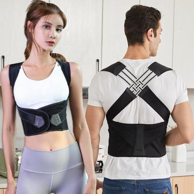 China Back Support Belts 2021 Summer Hot Sale Custom Design Women Men Posture Corrector Back Support for sale