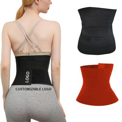 China Spandex & 3/4/5/6m Custom Logo Waist Training Belt Women Nylon Corset Shaper Grab Me Up Bandage Wrap Waist Cinchers Waist Trimmers Trainer for sale