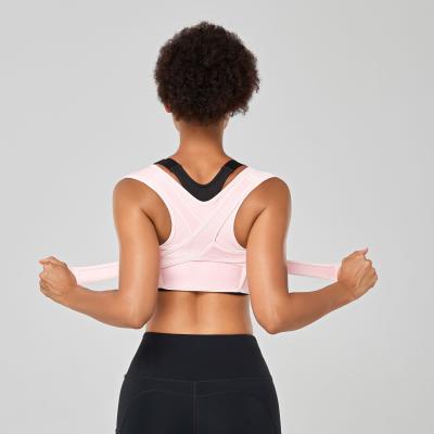 China Breathable.posture Sponge Therapy Vibration Corrector 2021 Magnetic Women Back Lumbar Support Posture Corrector for sale