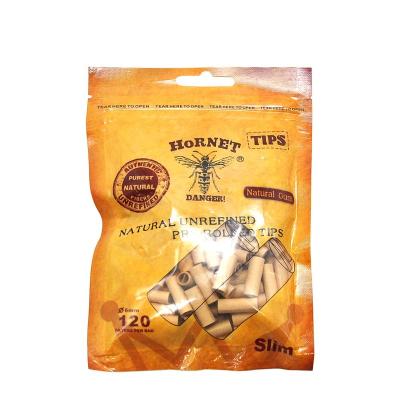 China Portable Disposable Low Price Erector Tips Standard Carton Unbleached Hemp Brown 6 mm for sale