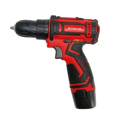 China Household Battery Power Drill Household Screwdriver Lithium Cordless Drill with Battery and Charger for sale