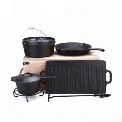 China Viable Factory Price Increasing Cookware Pot Set For Camping for sale