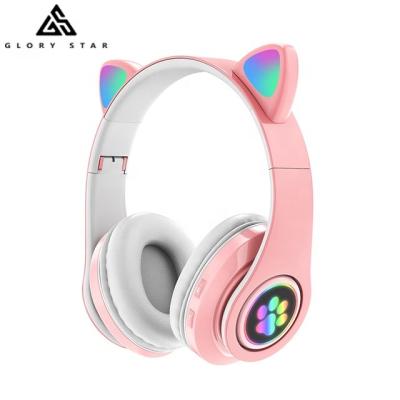 China Best Earphone Glory Star OEM Gaming Headphones On-Ear Headset RGB Headphones For Kids Christmas Gift for sale