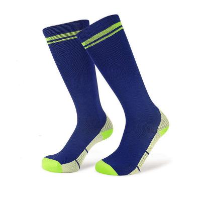 China Breathable Logo Accept Spandex Nylon Knee High Compression Sports Customized Socks For Women for sale