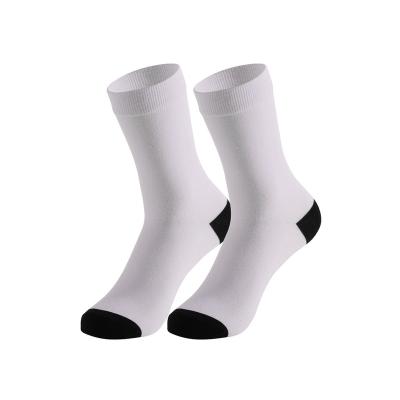 China Promotion New QUICK DRY White Antibacterial Athletic Socks Manufactures Mens White Socks for sale