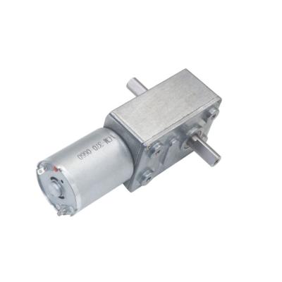 China Totally enclosed DC worm gear motor for electric boat and for bicycle rc car brushless fan for sale