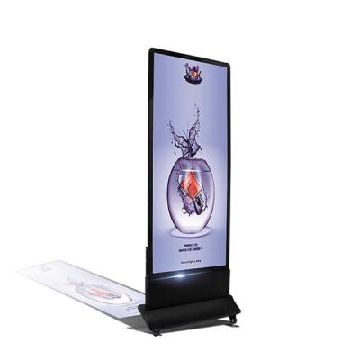 China Outdoor Restaurant Stand Led Backlit Lightbox POS Display Advertising Double Sided Poster Frame for sale