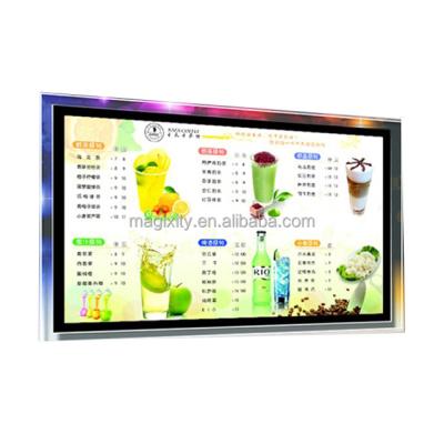 China Indoor Advertising Light Boxes And Backlit Signs Snap Frame LED Light Box for sale