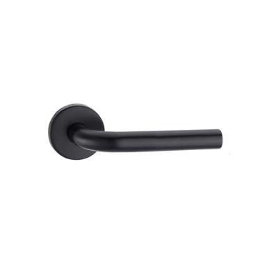 China Modern Hot New Products SS304 Furniture Hardware Door Handle / Round Locking Lever Handles for sale