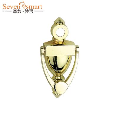 China Door Hardware Traditional Wooden Door Knocker With Hole Viewer Zinc Alloy Door Viewer for sale