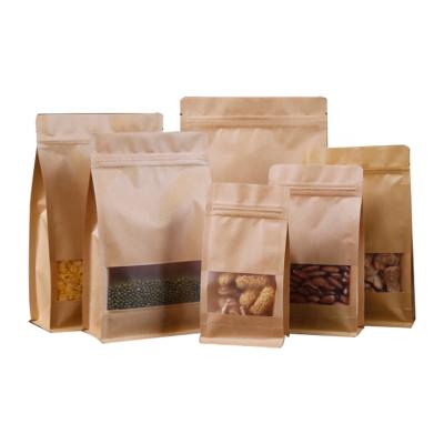 China Recycled Materials Wholesale Cheap Price Custom Printed Brown Food Kraft Paper Bag For Bread for sale