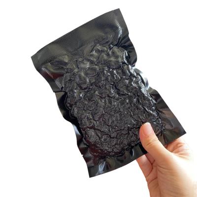 China 12cm*500cm Moisture Proof Embossed Black Custom Home Roll Saver Vacuum Sealed Food Bag for sale