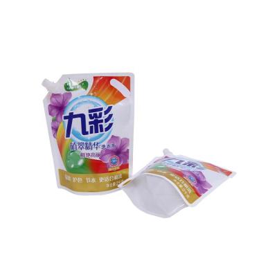 China Widely Used Custom Laminated Printed Plastic Roll Film Washing Powder Packaging Bags Laundry Detergent for sale