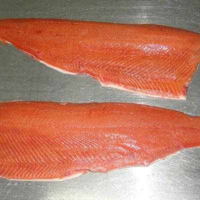 China Low-CARB Salmon Fillet Products Fish Bellies Sliced ​​Fresh Frozen 13Cm 14Cm for sale