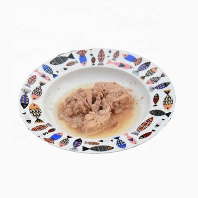 China Canned Hot Sale Canned Tuna Fish Bonito Shredded Flakes Self Joint Can Japanese Yellowfin Tuna Bigeye Oval Flavor Hide Prices for sale