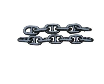 China Marine Marine Snap Anchor Chain Butt Welded Black Bitumen Stud Link Anchor Anchor Chain for sale