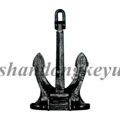 China Offshore Type Boat Spek Anchor Marine Black Painted CB711-95 Spek Anchor For Boats for sale