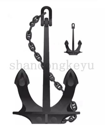 China Marine Anchorage Manufacturing Dnv Approved Marine Hall Anchor For Sale for sale