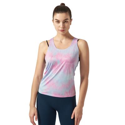 China Fashionable High Value Back Cross Design Quick-drying Feeling Women's Yoga Sports Vest for sale