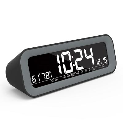 China Fullwill Wholesale Alarm Clocks Double Smart Clock FM Digital Clock Radio Alarm Clock With Temperature for sale